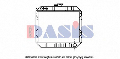 AKS DASIS 092280n -  Радиатор, охлаждение двигателя